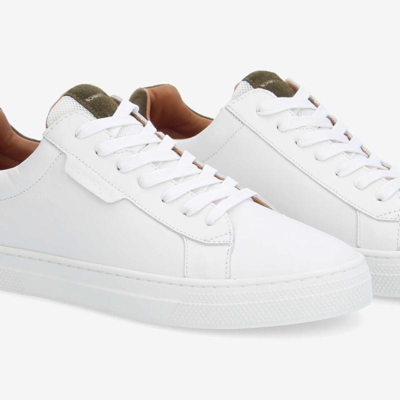 SPARKLE SNEAKER M - NAPPA/SUEDE - WHITE/GREEN